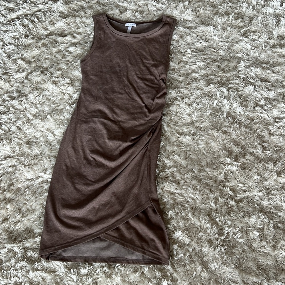 Leith Ruched Body-Con Tank Dress - Picture 2 of 5